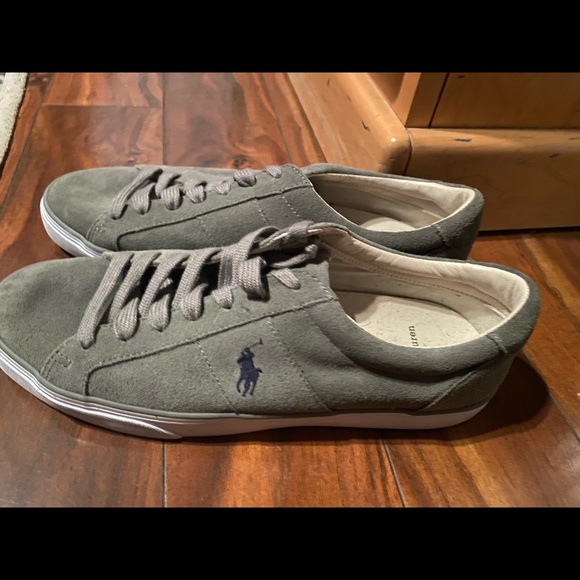 Polo Ralph Lauren Mens Grey Sneakers 